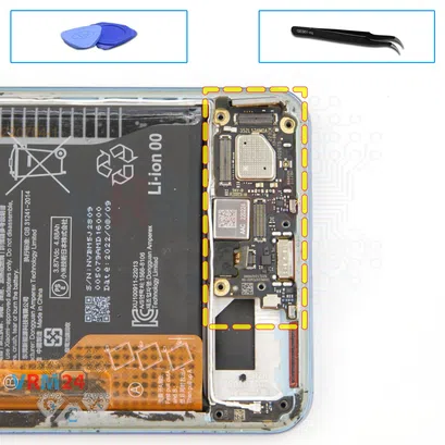 How to disassemble Xiaomi 12T, Step 12/1