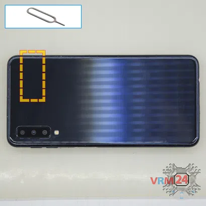 Cómo desmontar Samsung Galaxy A7 (2018) SM-A750, Paso 1/1