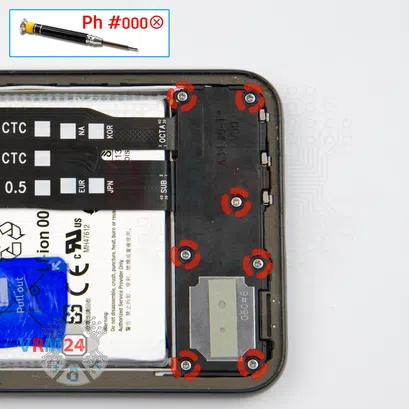How to disassemble Samsung Galaxy A34 SM-A346, Step 7/1