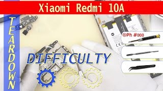 Xiaomi Redmi 10A 220233L2C 📱 Teardown Take apart Tutorial