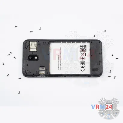 How to disassemble Nokia 1.3 TA-1205, Step 4/2