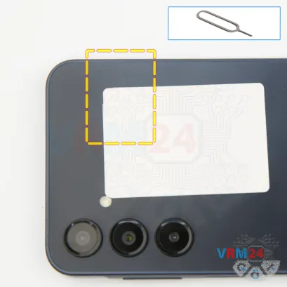 How to disassemble Samsung Galaxy A16 SM-A166, Step 2/1