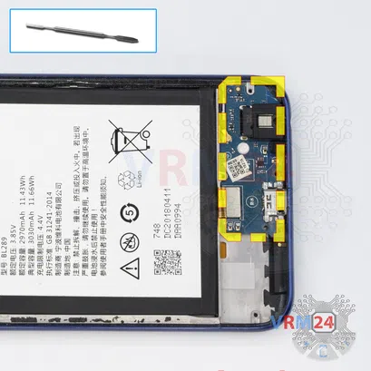 How to disassemble Lenovo K5 play, Step 10/1