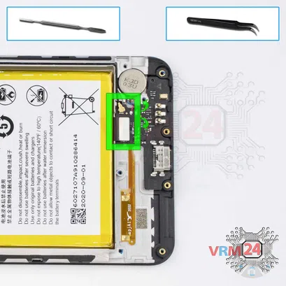 How to disassemble ZTE Blade 20 Smart, Step 10/1