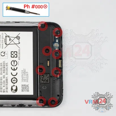 How to disassemble Samsung Galaxy M11 SM-M115, Step 8/1