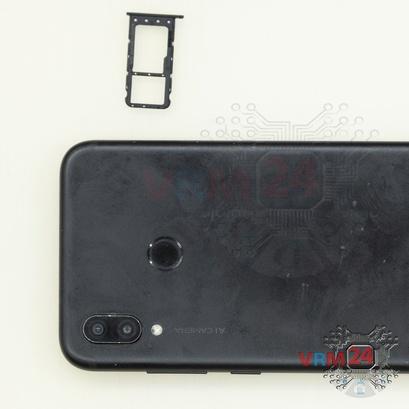 How to disassemble Huawei Honor Play, Step 1/2