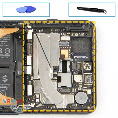 How to disassemble Xiaomi Black Shark 4 Pro, Step 22/1