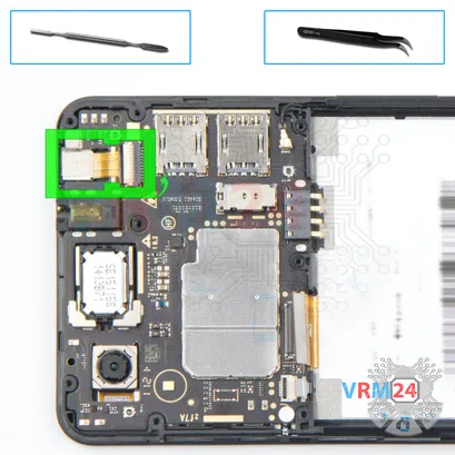 Como desmontar ZTE Blade A31 por si mesmo, Passo 11/1