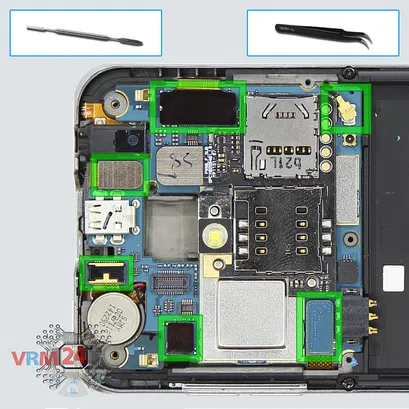 Как разобрать LG Optimus 2X P990, Шаг 7/1