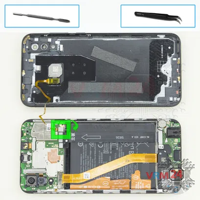 How to disassemble Huawei Honor Play, Step 5/1