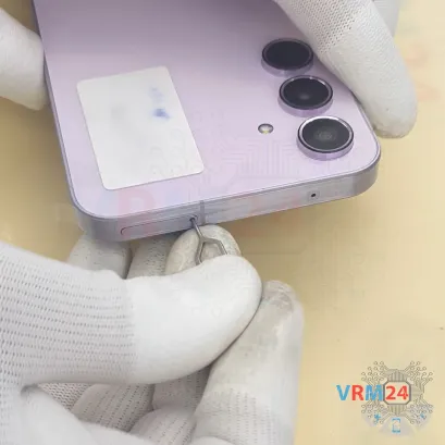 How to disassemble Samsung Galaxy A55 SM-A556, Step 2/3