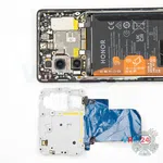 How to disassemble HONOR 70, Step 5/2