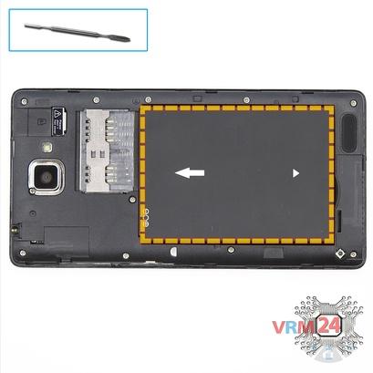How to disassemble Archos 50 NEON, Step 2/1