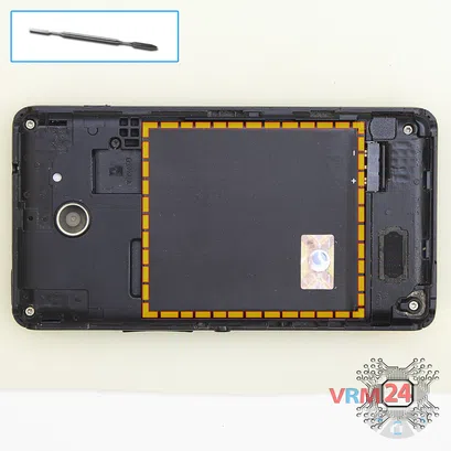 How to disassemble Sony Xperia E1, Step 2/1