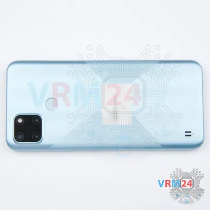 Как разобрать Realme C21Y, Шаг 1/1