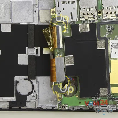 How to disassemble HTC One E9s, Step 12/3