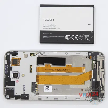 How to disassemble Alcatel OT Idol 2 Mini S 6036Y, Step 2/2