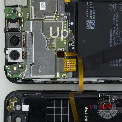 How to disassemble Huawei Honor 7X, Step 5/2