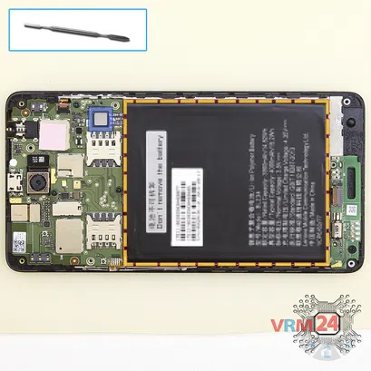 How to disassemble Lenovo Vibe P1m, Step 5/1