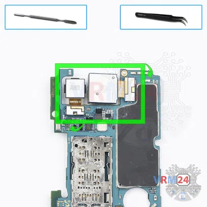 Como desmontar Samsung Galaxy A22 SM-A225 por si mesmo, Passo 15/1