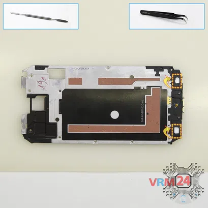 Cómo desmontar Samsung Galaxy S5 SM-G900, Paso 12/1