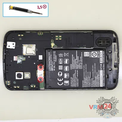 How to disassemble LG Nexus 4 E960, Step 4/1