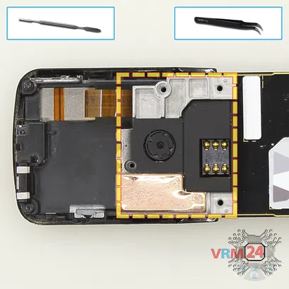 How to disassemble Nokia 8600 LUNA RM-164, Step 15/1