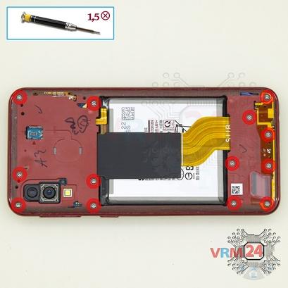 How to disassemble Samsung Galaxy A40 SM-A405, Step 5/1