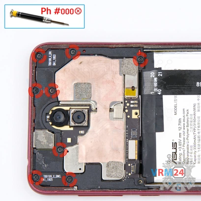 Como desmontar Asus ZenFone 5 Lite ZC600KL por si mesmo, Passo 7/1