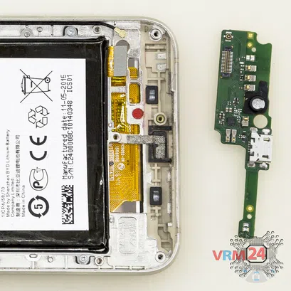 How to disassemble Alcatel OT Shine Lite 5080X, Step 9/2