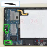 Cómo desmontar Samsung Galaxy Tab A 10.1'' (2019) SM-T515, Paso 12/1