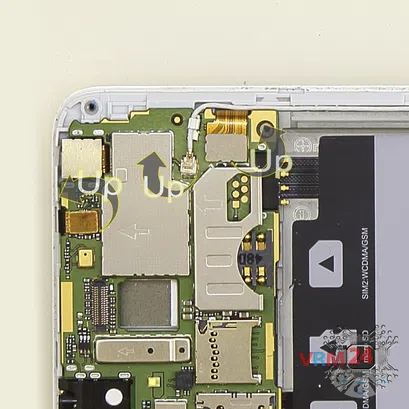 How to disassemble Huawei Honor 3X, Step 7/2