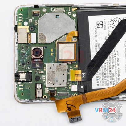 How to disassemble Lenovo K6 Note, Step 12/2