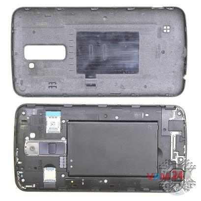 How to disassemble LG K10 K430DS, Step 1/2