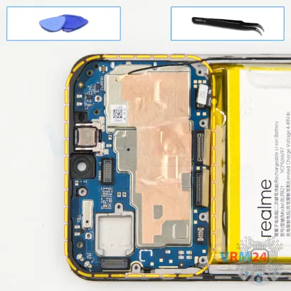Как разобрать Realme C61, Шаг 15/1