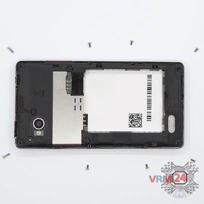 How to disassemble Alcatel OT View 5040X, Step 3/2