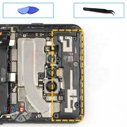 How to disassemble Xiaomi Black Shark 4 Pro, Step 13/1