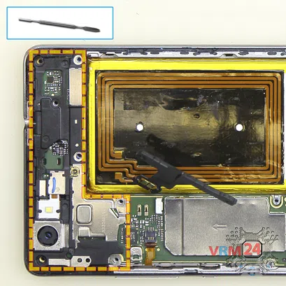 How to disassemble Huawei P8 Lite, Step 8/1