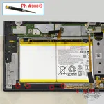 How to disassemble Lenovo Tab 4 Plus TB-X704L, Step 5/1