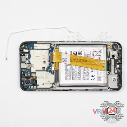 Cómo desmontar Samsung Galaxy A01 SM-A015, Paso 10/2