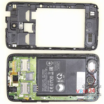 How to disassemble Lenovo A328, Step 4/2