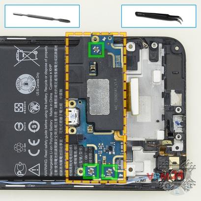 How to disassemble HTC One A9, Step 11/1
