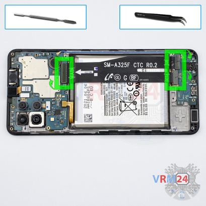 How to disassemble Samsung Galaxy A22 SM-A225, Step 8/1