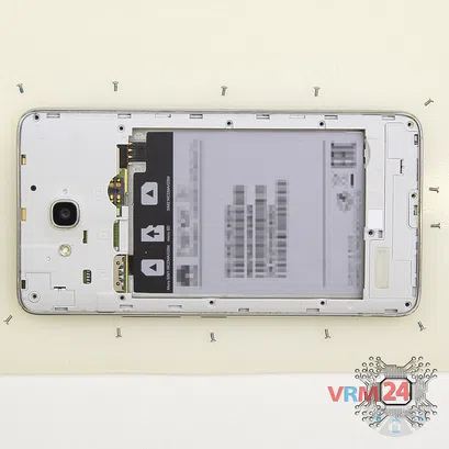 How to disassemble Huawei Honor 3X, Step 3/2