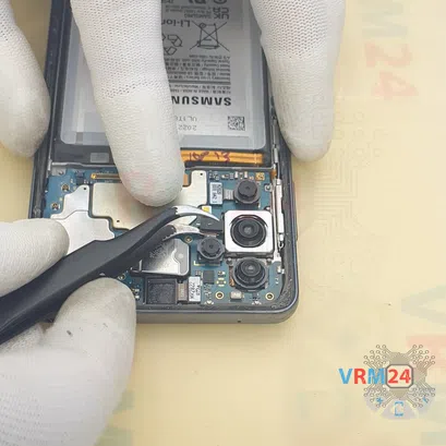 Cómo desmontar Samsung Galaxy A73 SM-A736, Paso 15/3