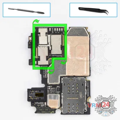 Como desmontar ZTE Blade 20 Smart por si mesmo, Passo 14/1