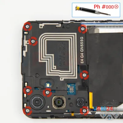 How to disassemble Samsung Galaxy A16 SM-A166, Step 6/1
