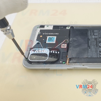 How to disassemble Xiaomi Redmi Note 10 5G, Step 4/2