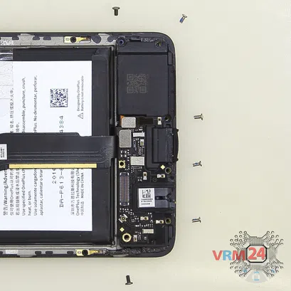 How to disassemble One Plus 3 A3003, Step 7/2