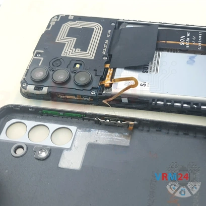Cómo desmontar Samsung Galaxy A13 SM-A135, Paso 3/6
